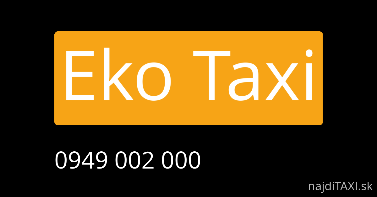 Eko Taxi (Banská Bystrica)