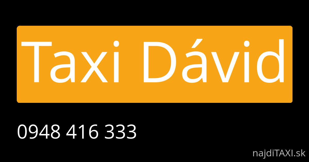 Taxi Dávid (Bardejov)
