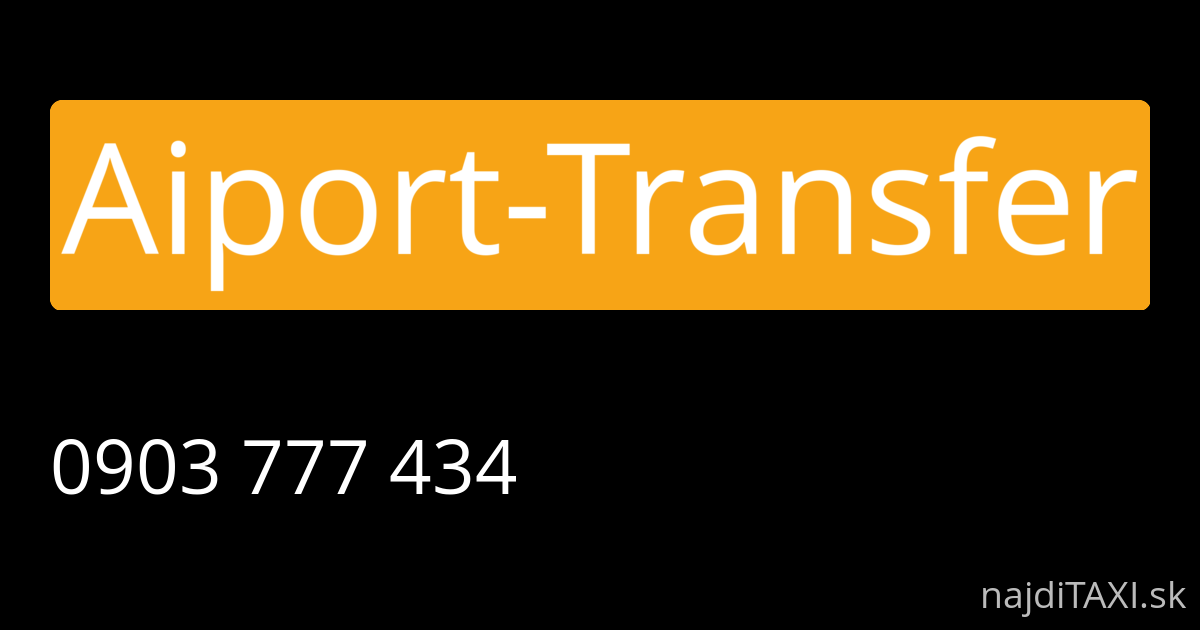 Aiport-Transfer (Bratislava)