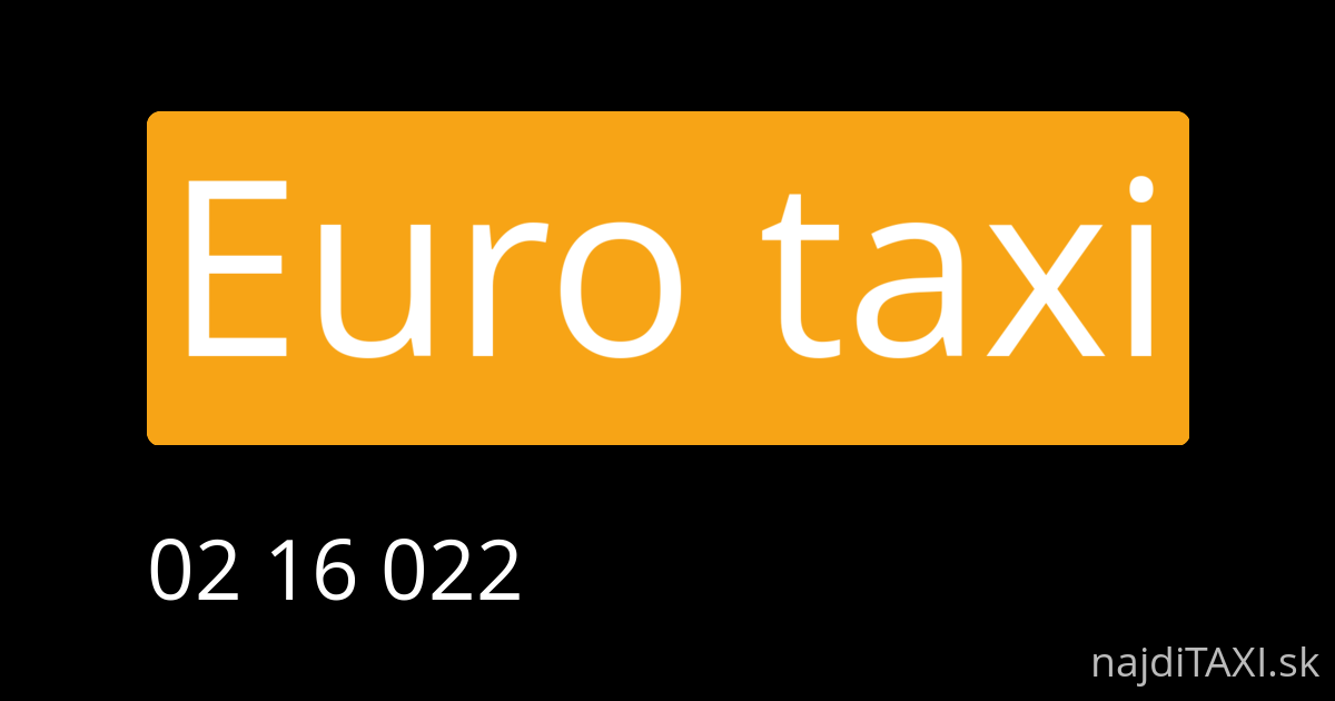 Euro taxi (Bratislava)