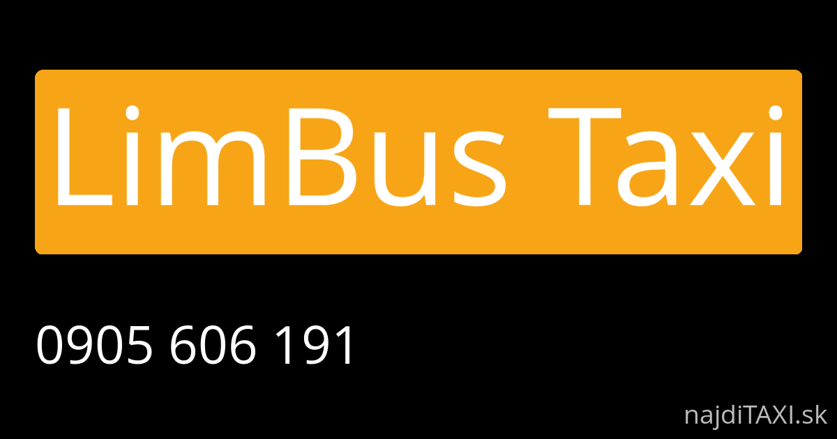LimBus Taxi (Bratislava)