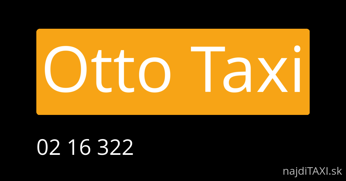 Otto Taxi (Bratislava)