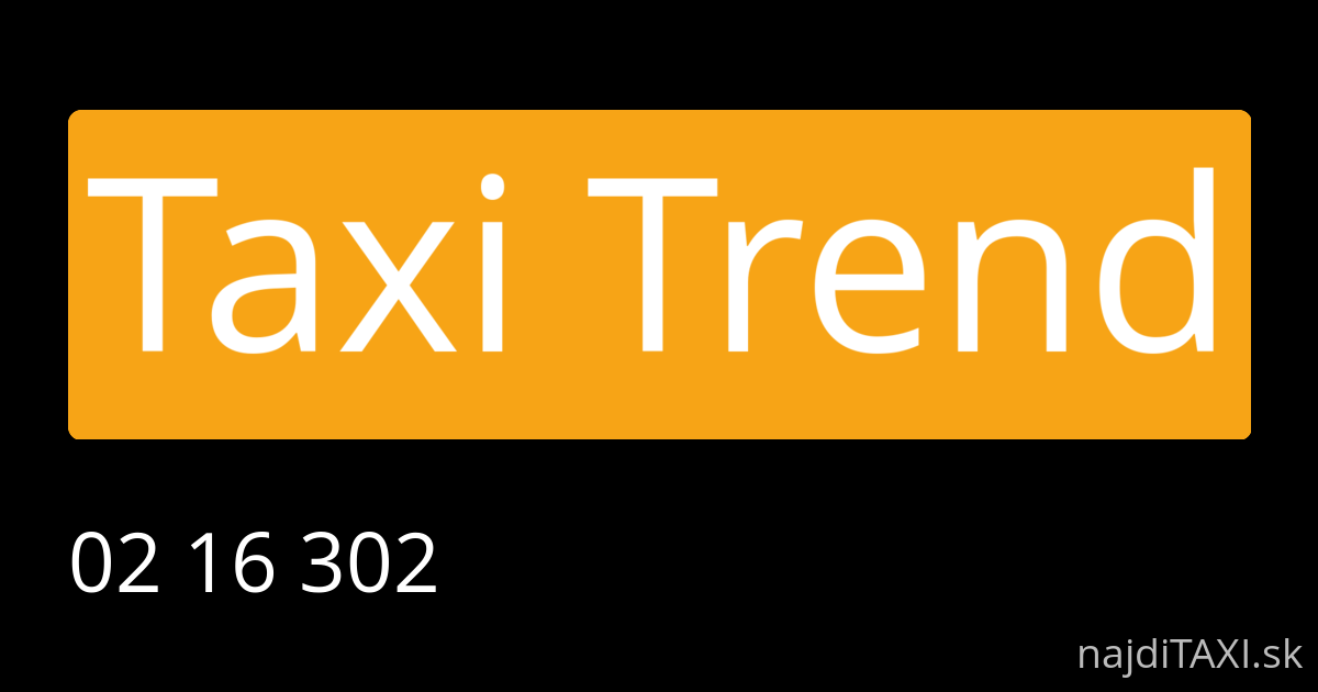Taxi Trend (Bratislava)
