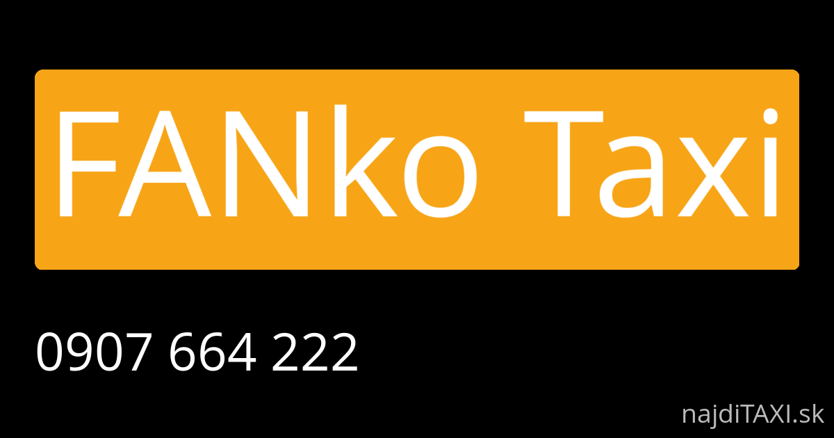 FANko Taxi (Čadca)