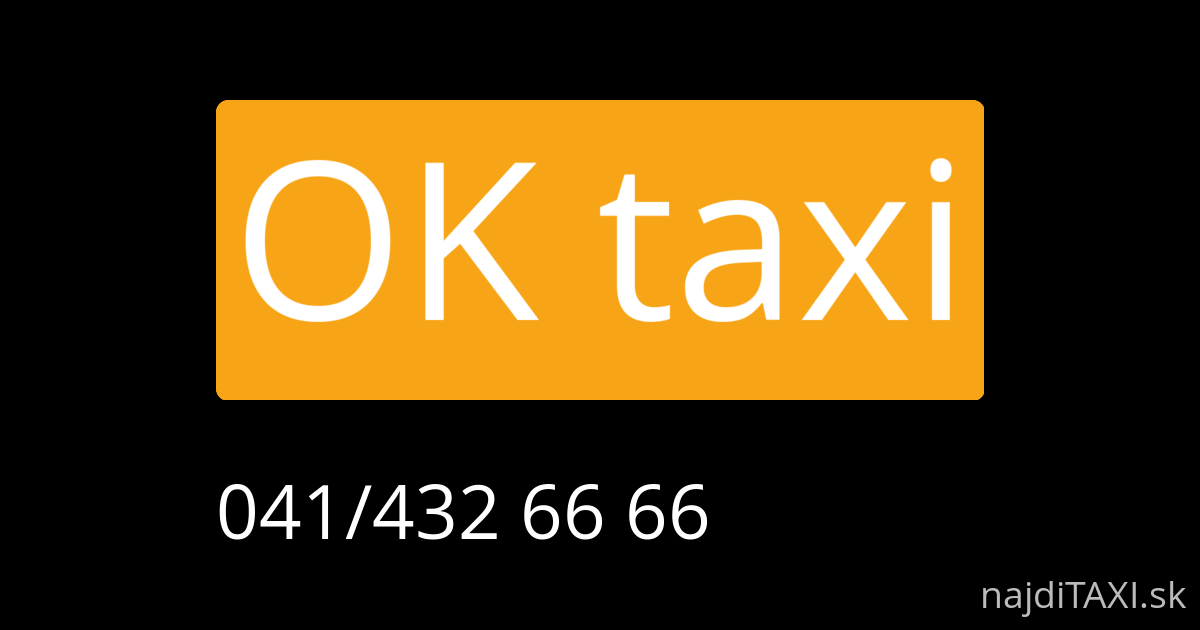 OK taxi (Čadca)