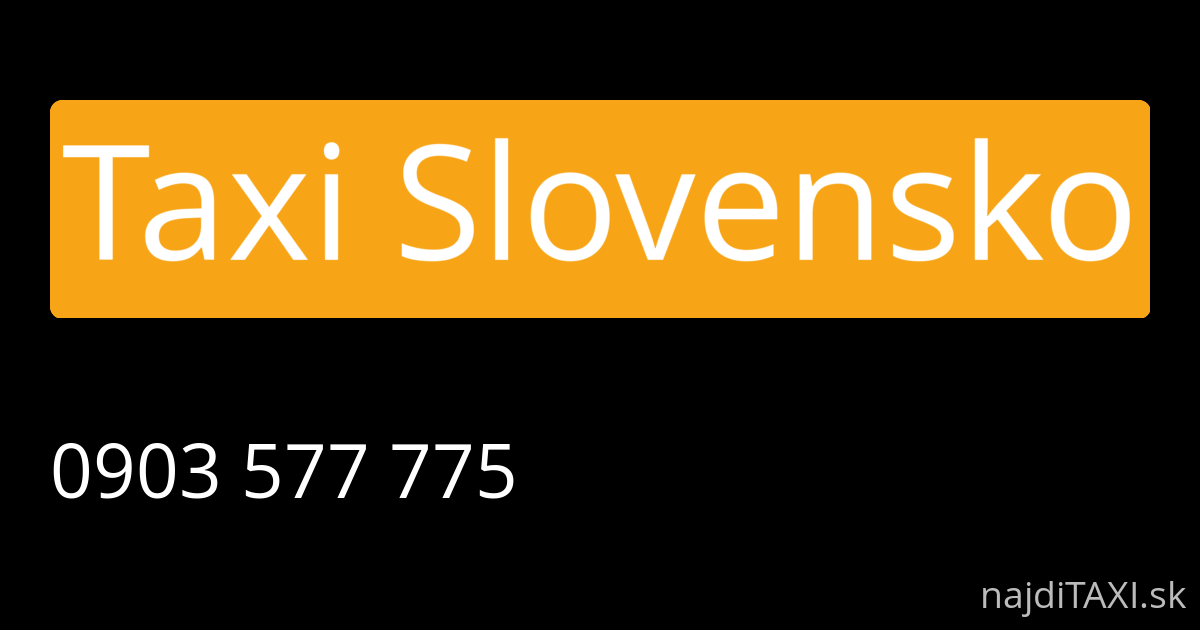Taxi Slovensko (Čadca)