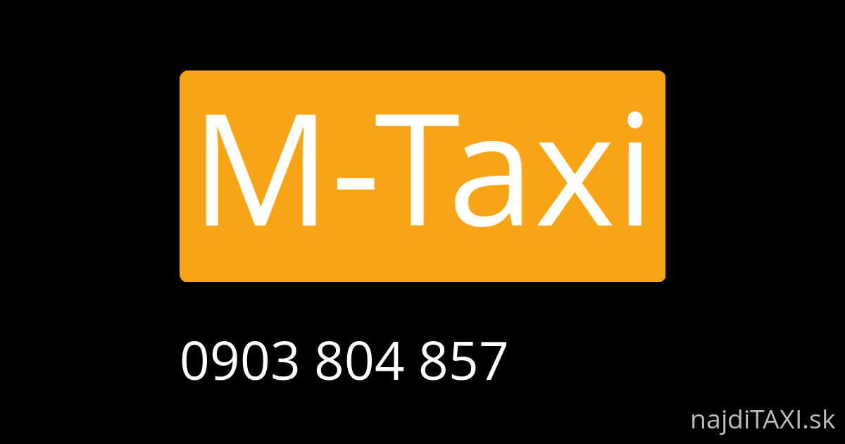 M-Taxi (Dolný Kubín)