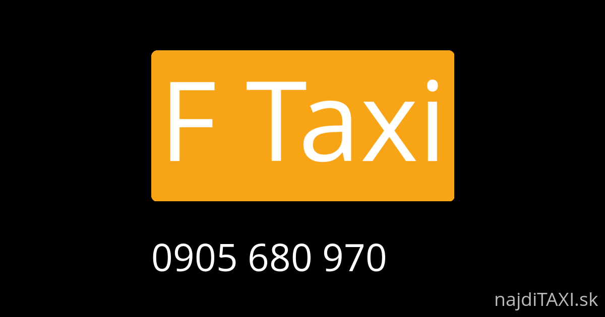 F Taxi (Dunajská Streda)