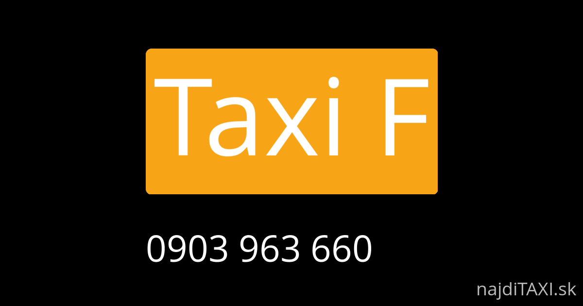 Taxi F (Dunajská Streda)