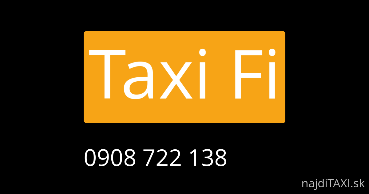 Taxi Fi (Fiľakovo)