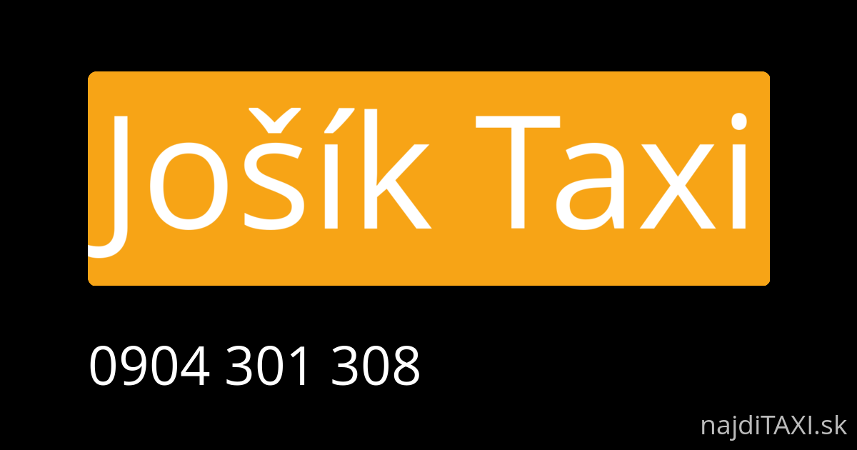 Jošík Taxi (Hlohovec)