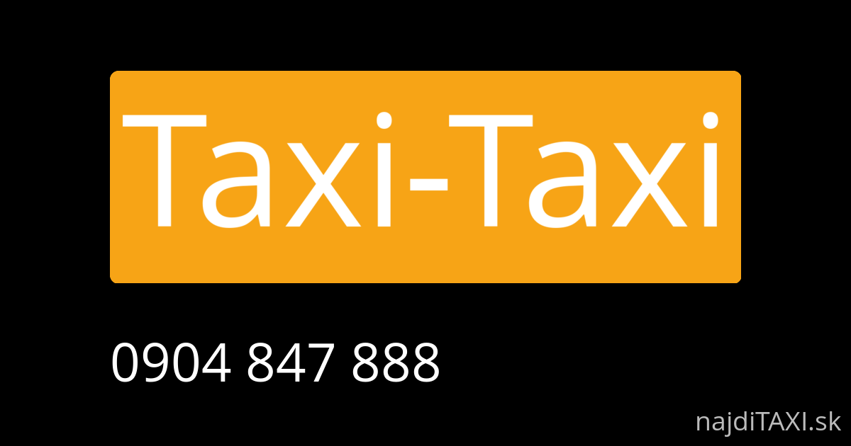 Taxi-Taxi (Hlohovec)