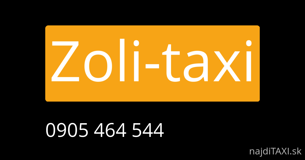 Zoli-taxi (Komárno)