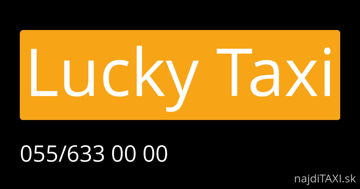 Lucky Taxi (Košice)