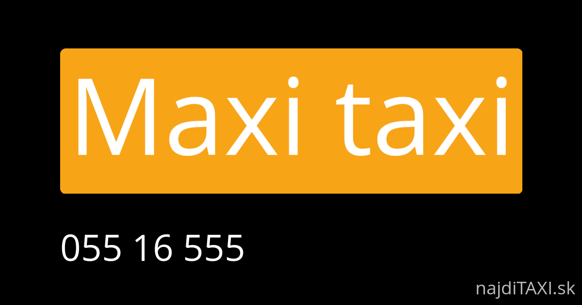 Maxi taxi (Košice)