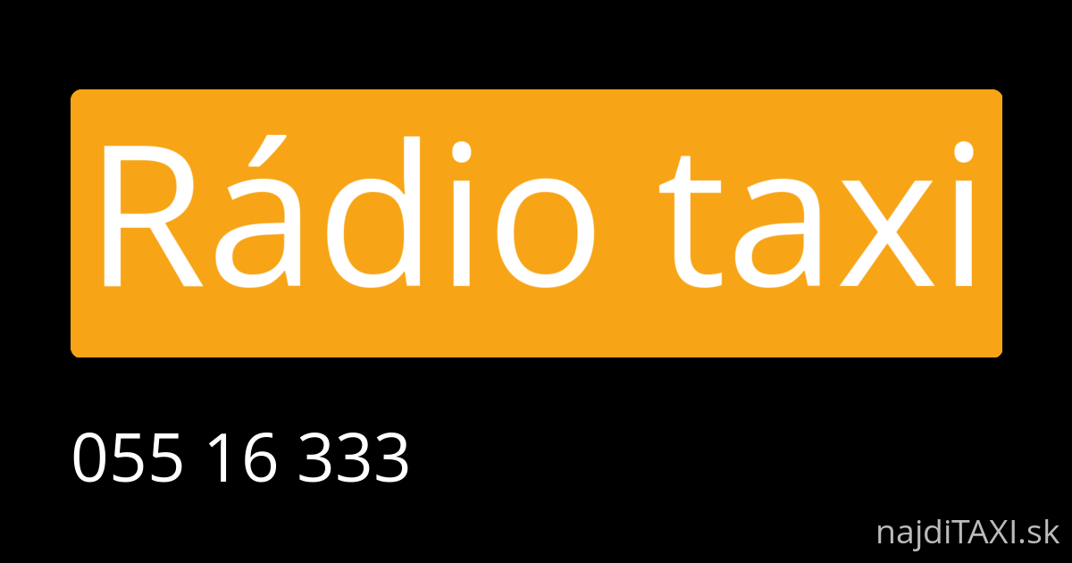 Rádio taxi (Košice)