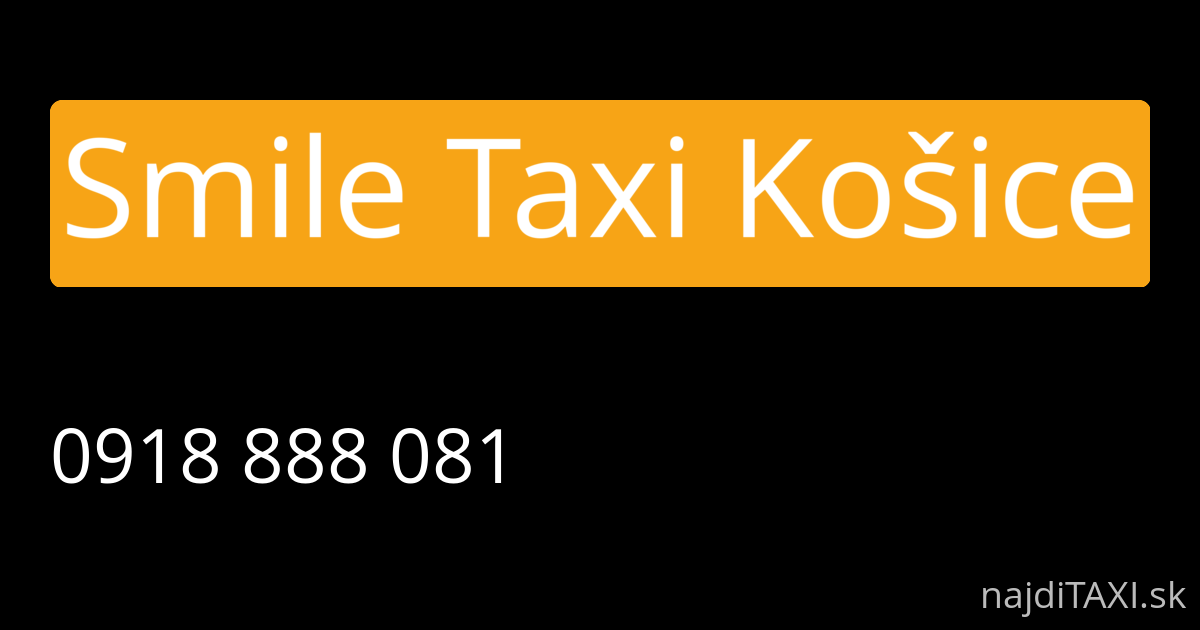 Smile Taxi Košice (Košice)