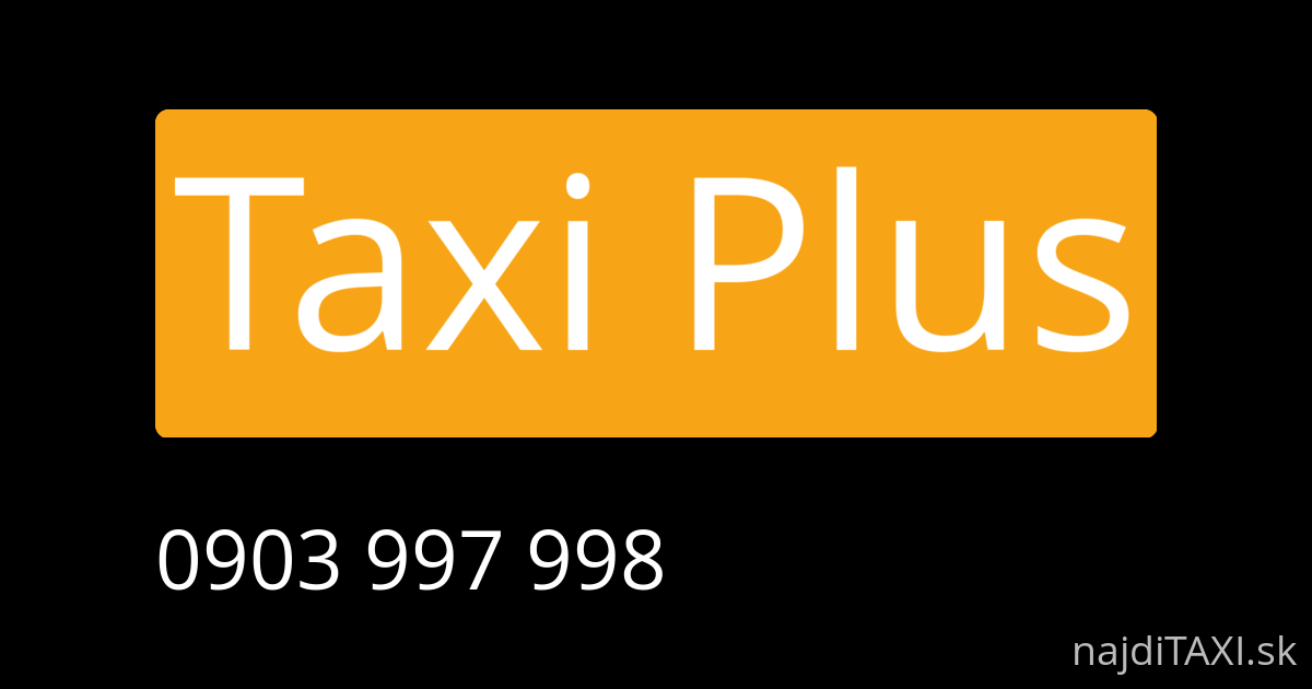Taxi Plus (Košice)