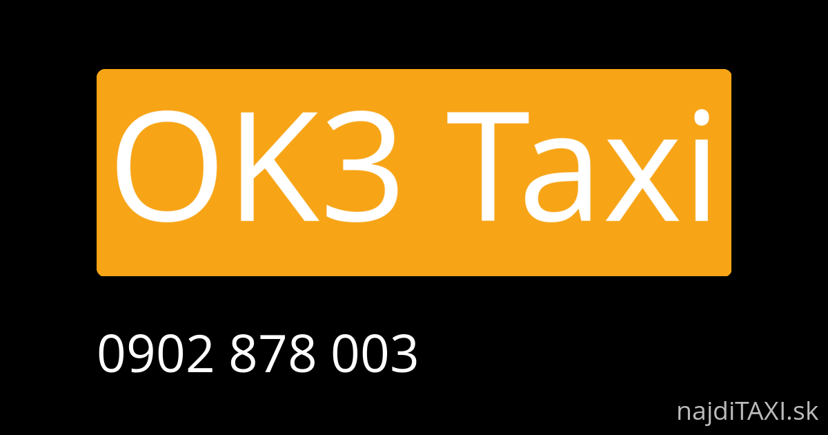 OK3 Taxi (Kysucké Nové Mesto)