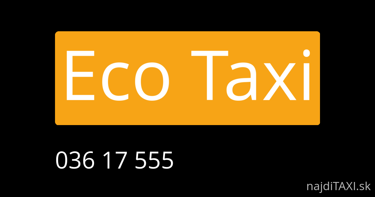Eco Taxi (Levice)