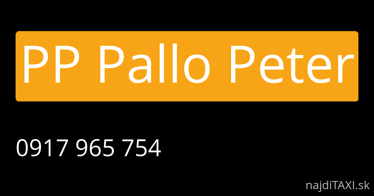 PP Pallo Peter (Liptovský Mikuláš)