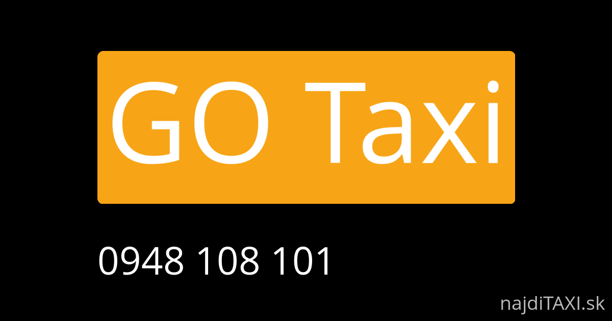 GO Taxi (Lučenec)