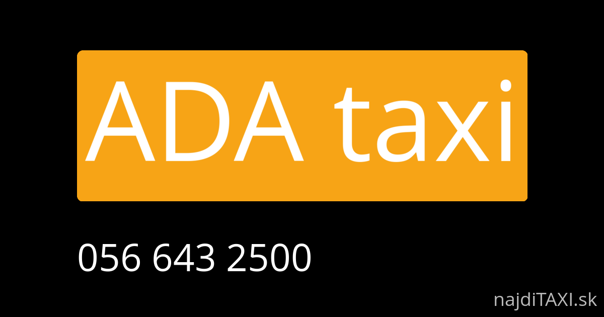 ADA taxi (Michalovce)