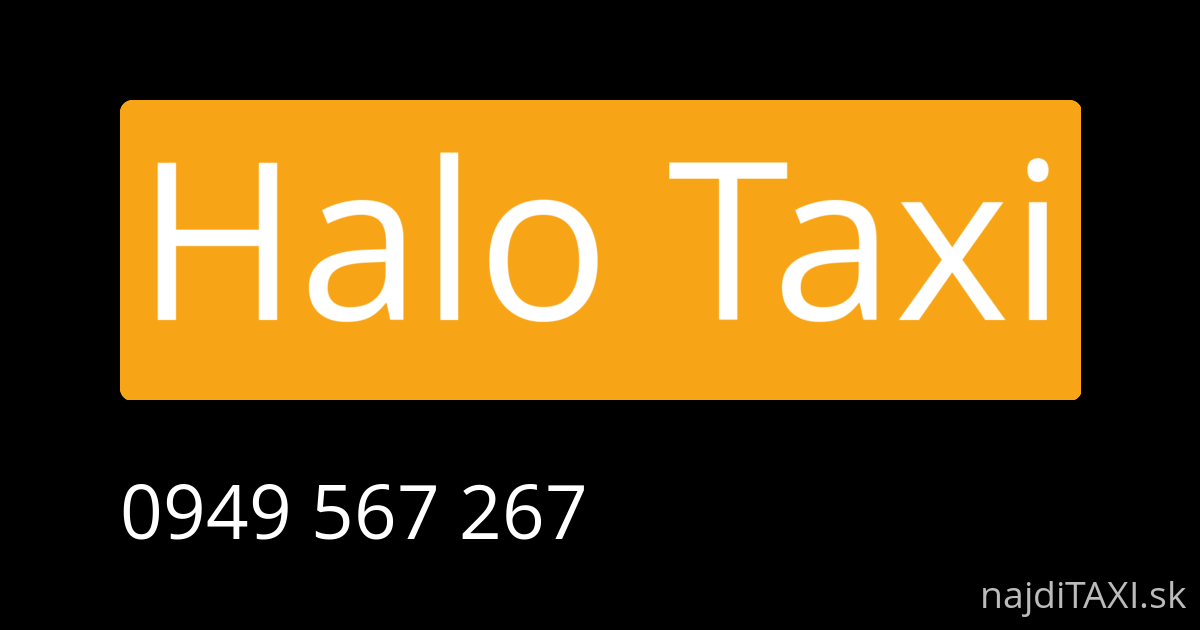 Halo Taxi (Michalovce)