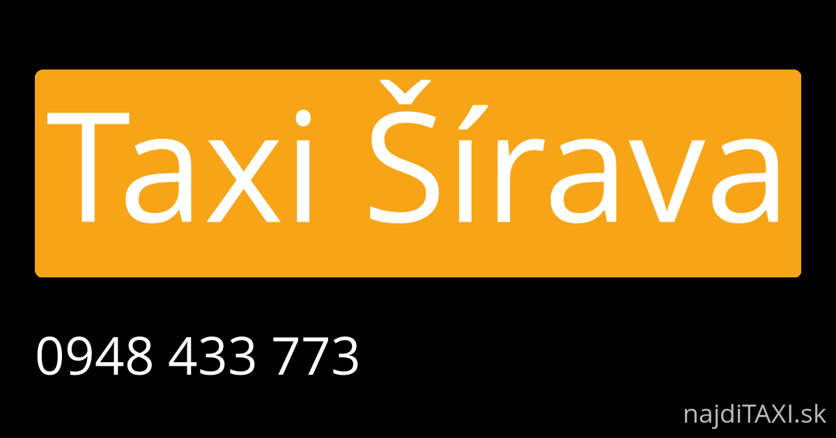 Taxi Šírava (Michalovce)