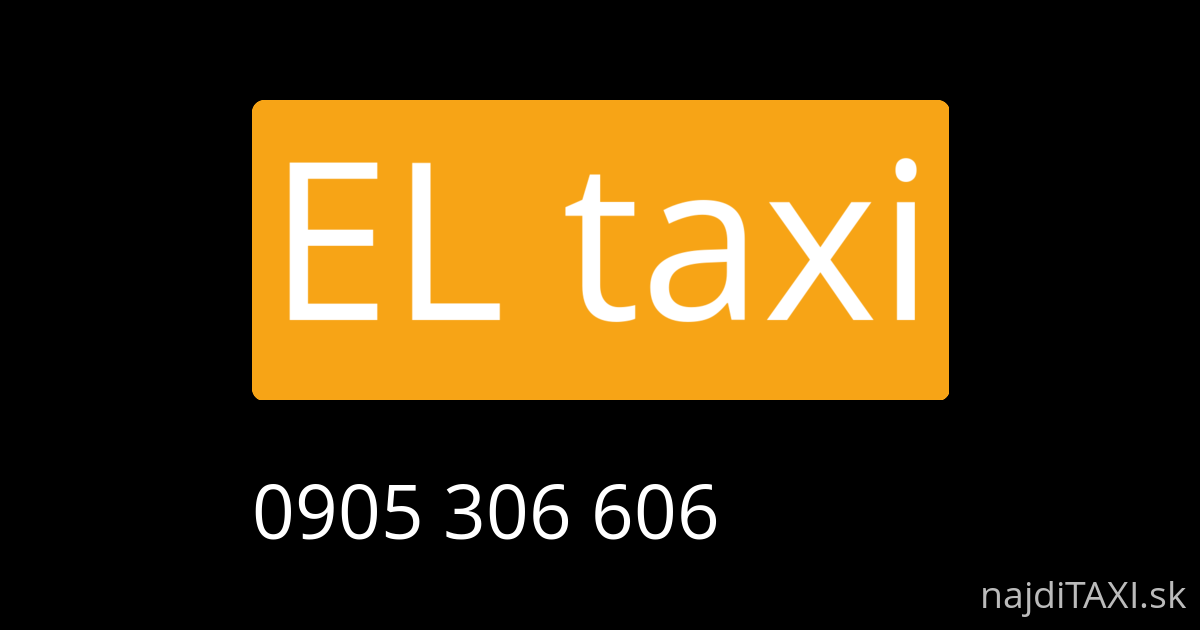 EL taxi (Námestovo)