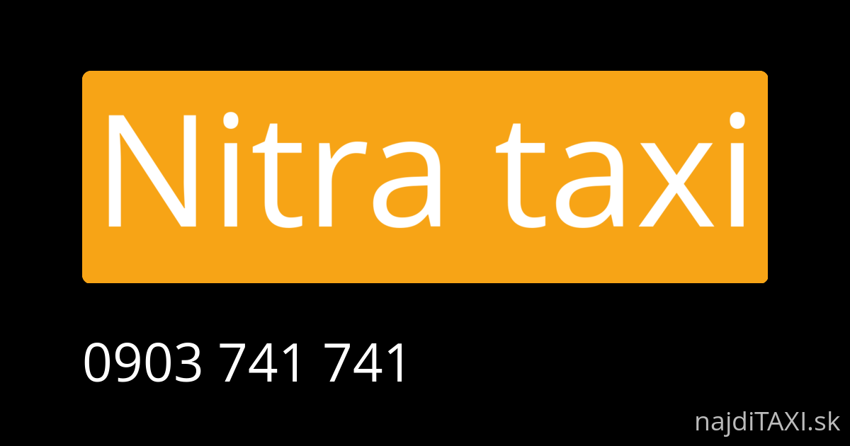 Nitra taxi (Nitra)