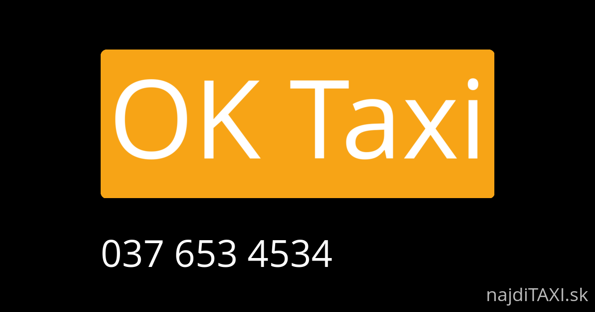 OK Taxi (Nitra)