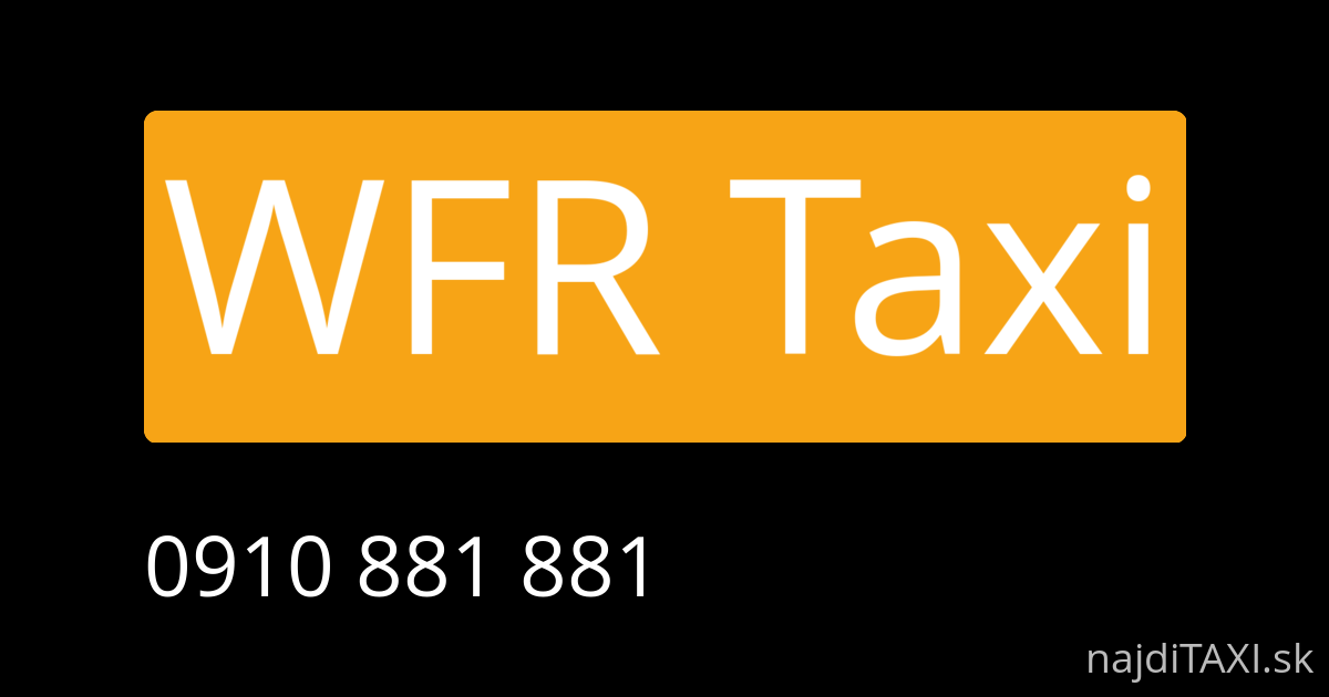 WFR Taxi (Nitra)