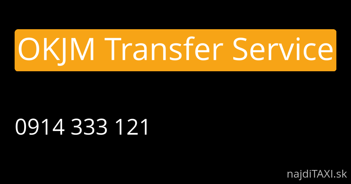 OKJM Transfer Service (Nové Mesto nad Váhom)
