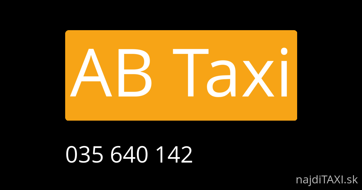 AB Taxi (Nové Zámky)