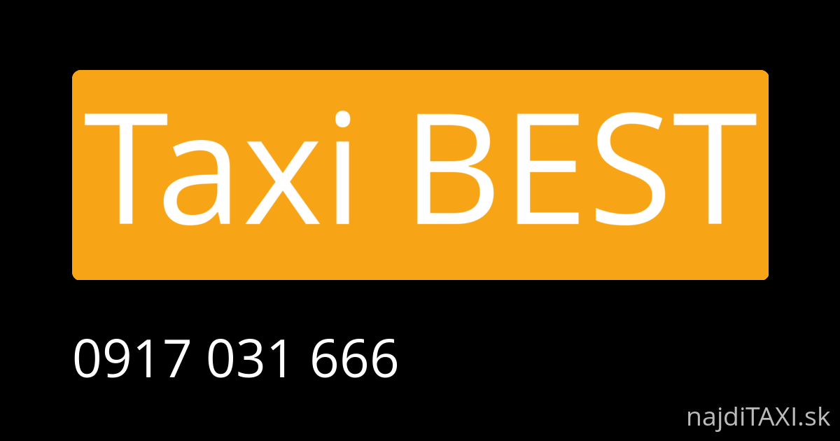 Taxi BEST (Nové Zámky)