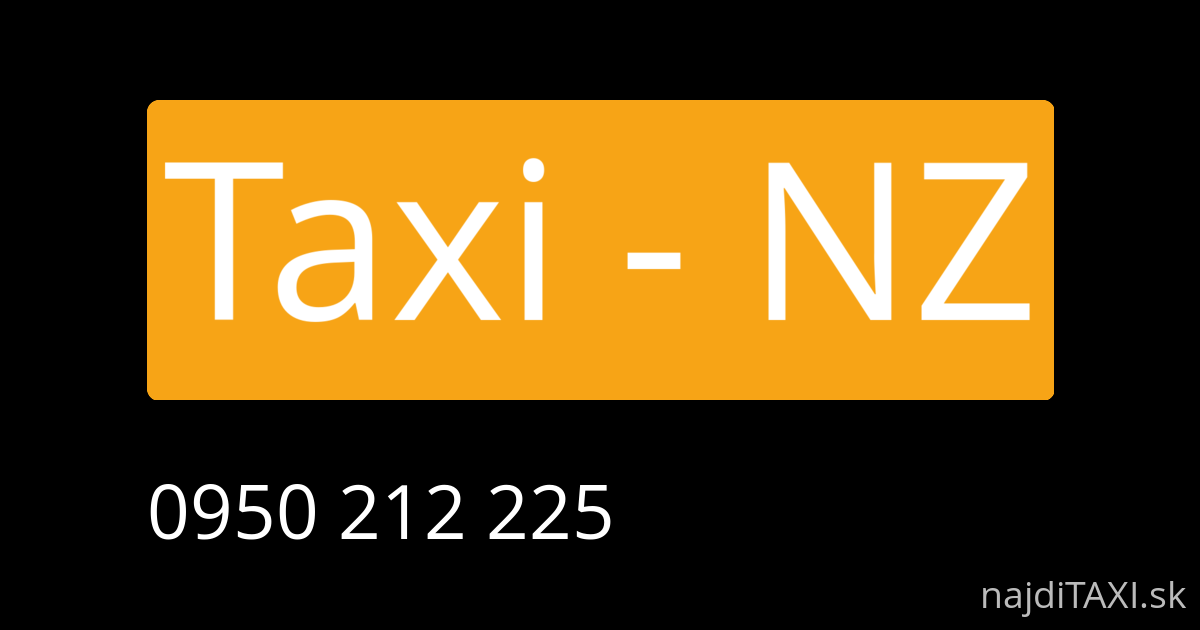 Taxi - NZ (Nové Zámky)