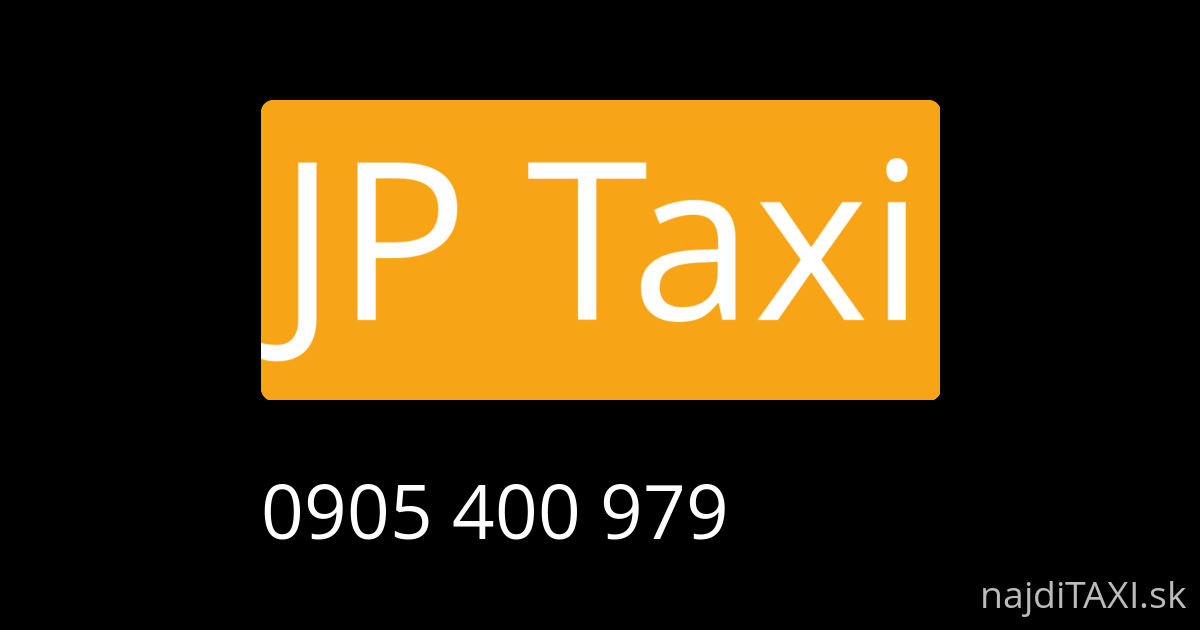 JP Taxi (Palárikovo)