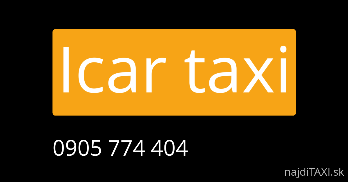 Icar taxi (Piešťany)
