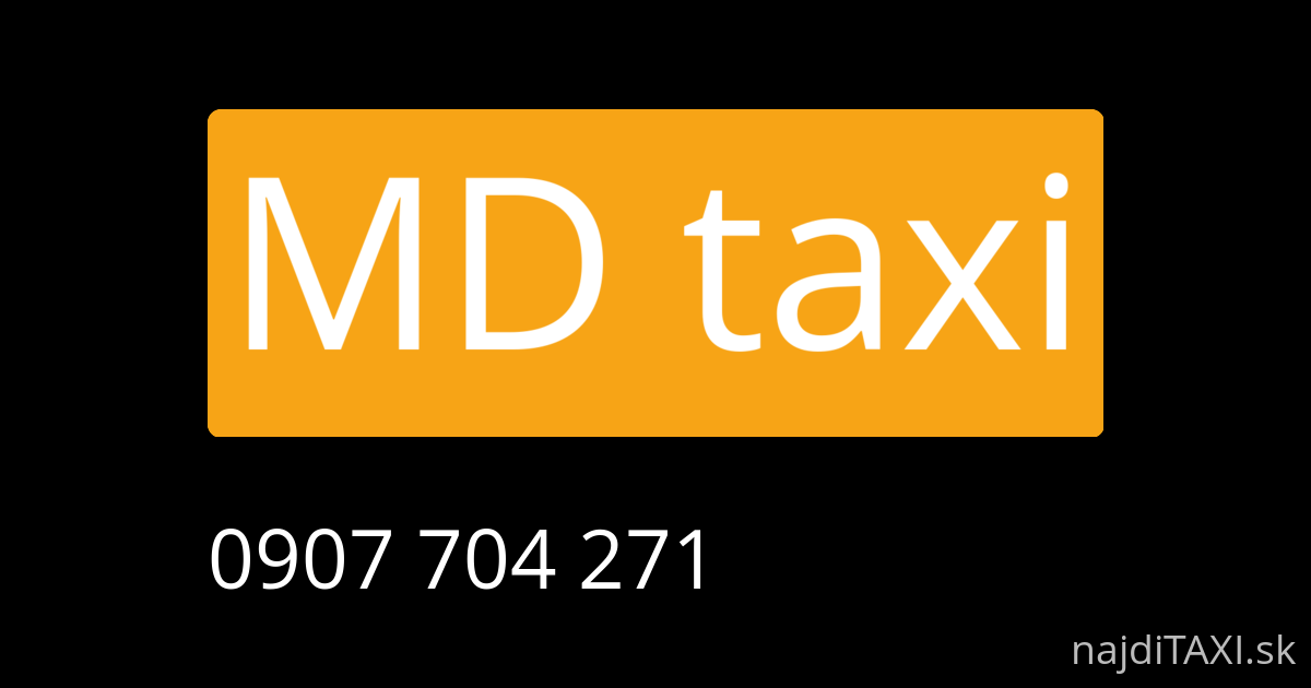 MD taxi (Piešťany)