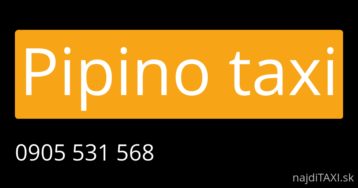 Pipino taxi (Piešťany)