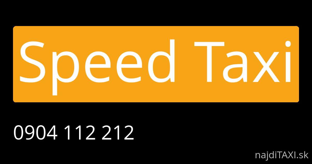 Speed Taxi (Piešťany)