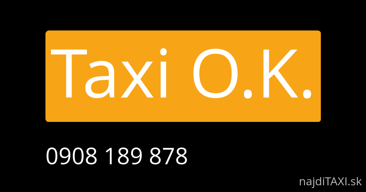 Taxi O.K. (Piešťany)