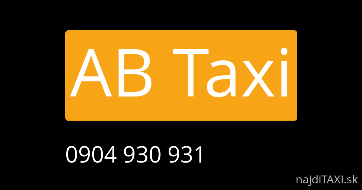 AB Taxi (Poprad)