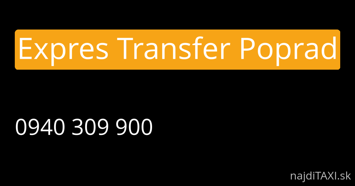 Expres Transfer Poprad (Poprad)