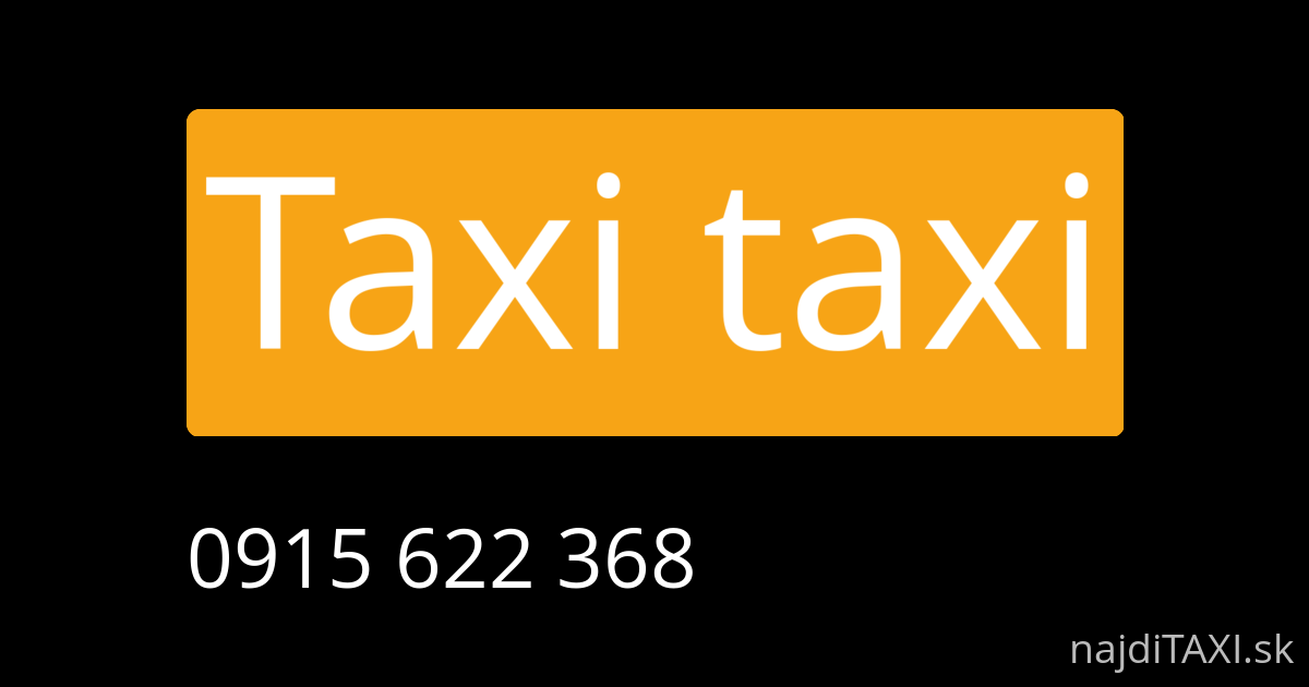 Taxi taxi (Prešov)