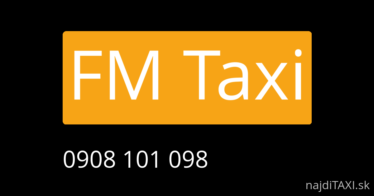 FM Taxi (Rožňava)