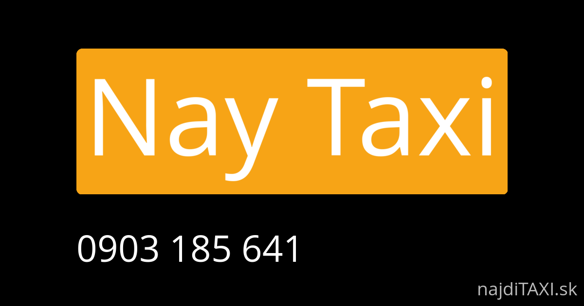 Nay Taxi (Ružomberok)