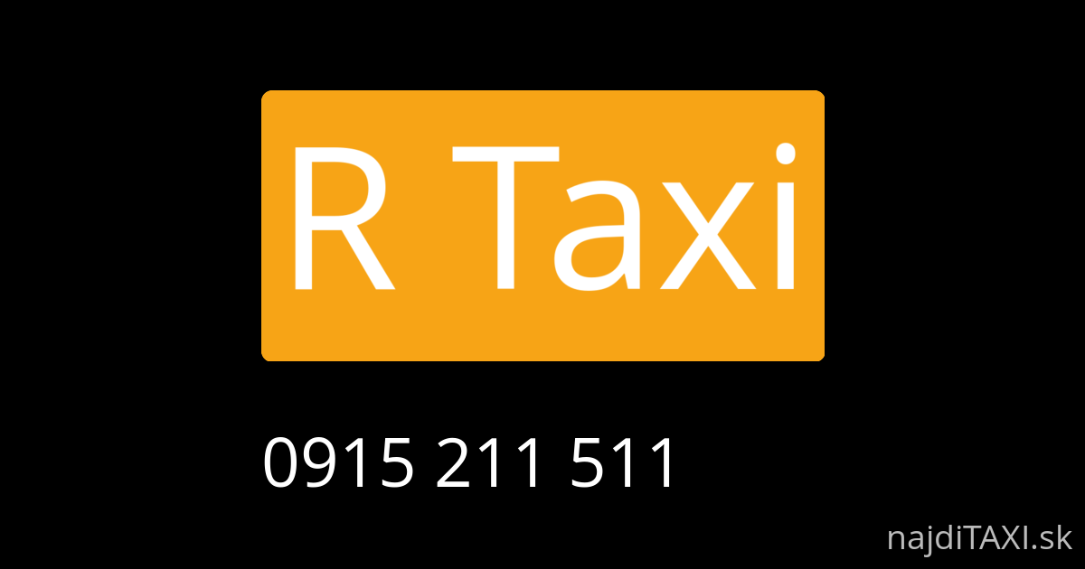 R Taxi (Ružomberok)