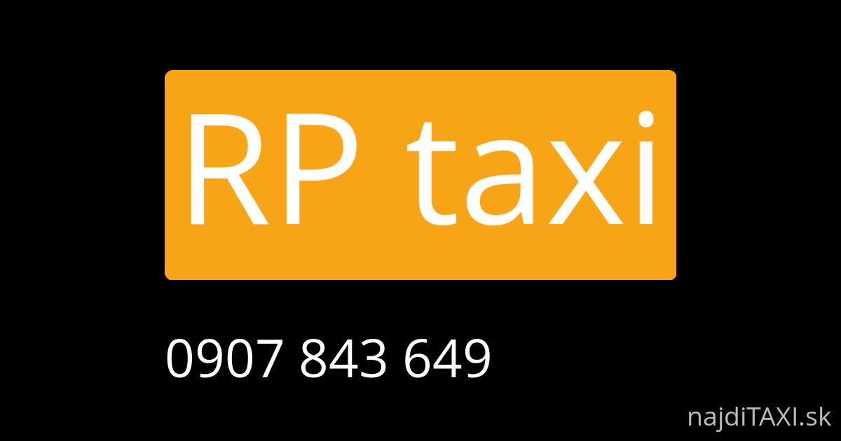 RP taxi (Ružomberok)